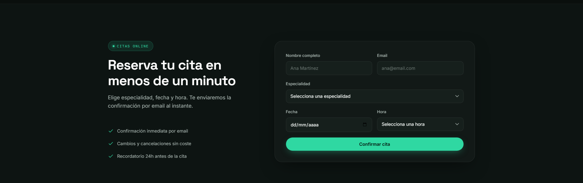 Diagrama de transformación digital de Clínica Aurora: de web estática a estrategia digital y captación de pacientes